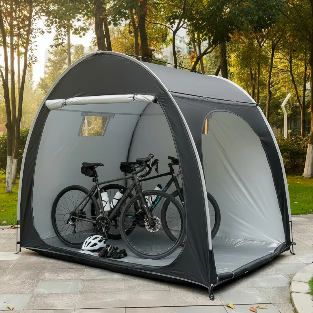 

Thickened Oxford Cloth Portable Bike Shelter Private Travel Tent for Outdoor Hiking Cycling Camping And Travel