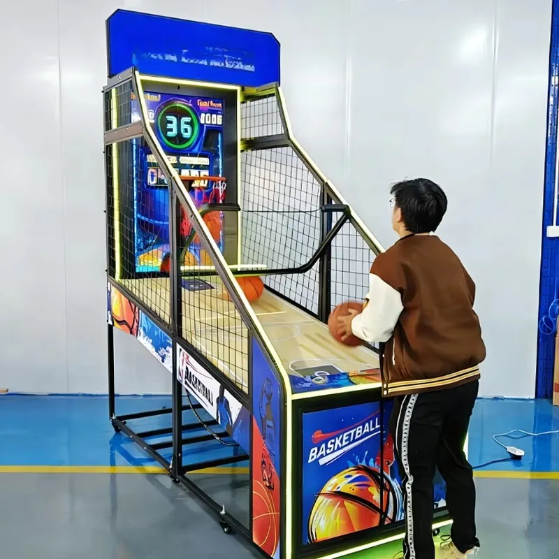 Arcade Basketball Game Machine High Traffic Attraction Sports Game for Amusement Parks and Malls