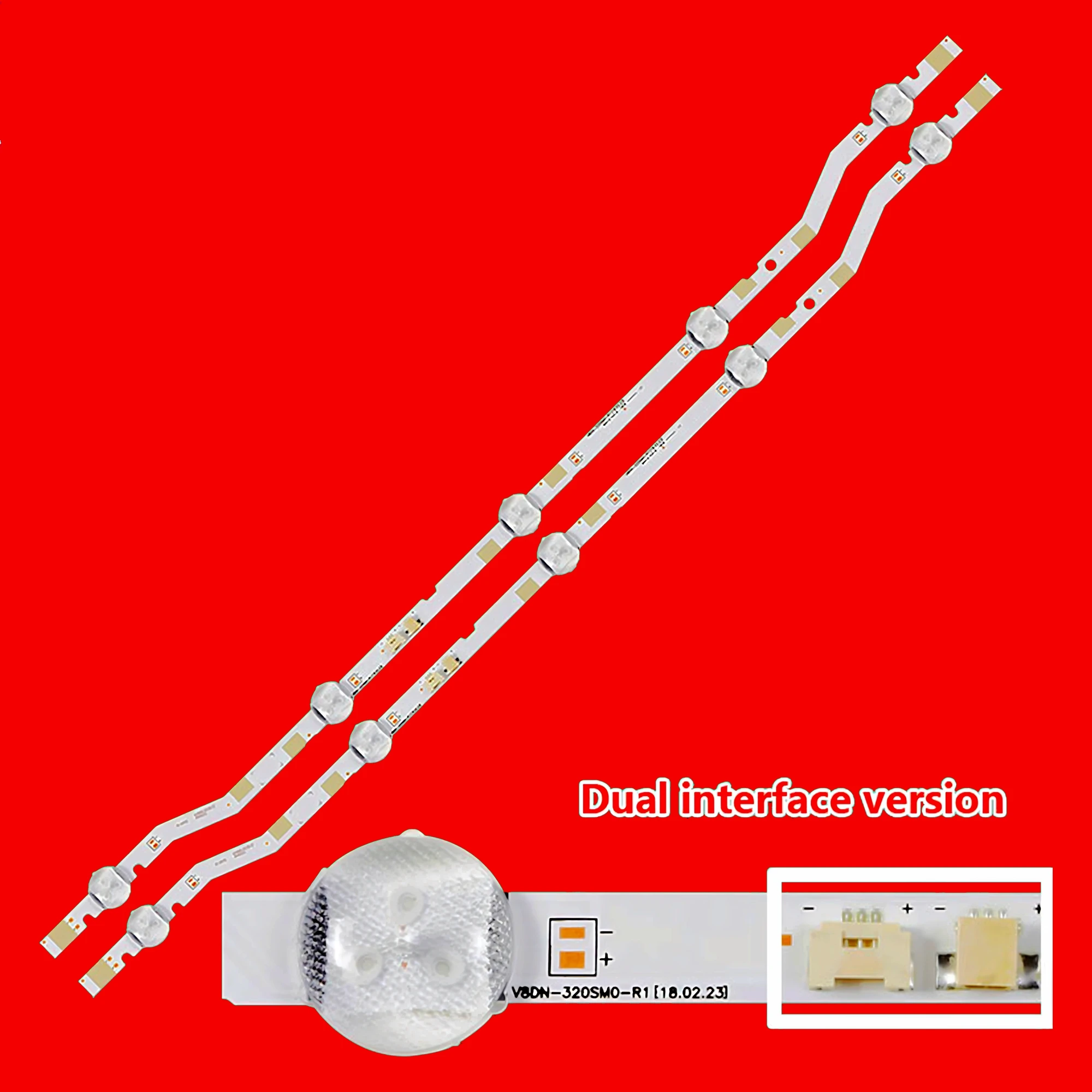 LED TV Backlight Strip V5DN-320SM0-R4 R5 V8DN-320SM0-R1 2015 SVS F-COM 32HD L5 V7DN-320SM0-R1 2017_SVS32_HD_FCOM BN96-43703A