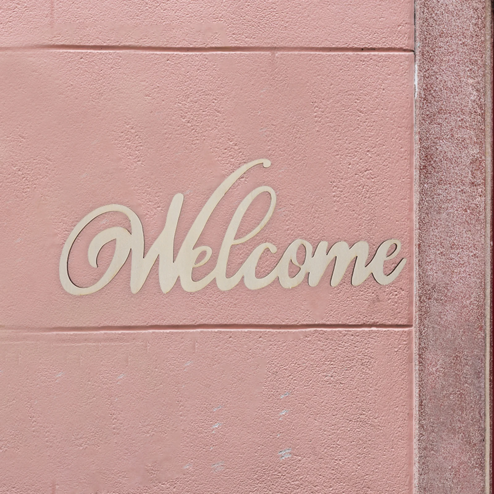 

20 Pcs Hollow Letter Card Welcome Sign Wooden Decorative Letters Shelf Hanging Wedding Home Door nament Fall Porch Decor