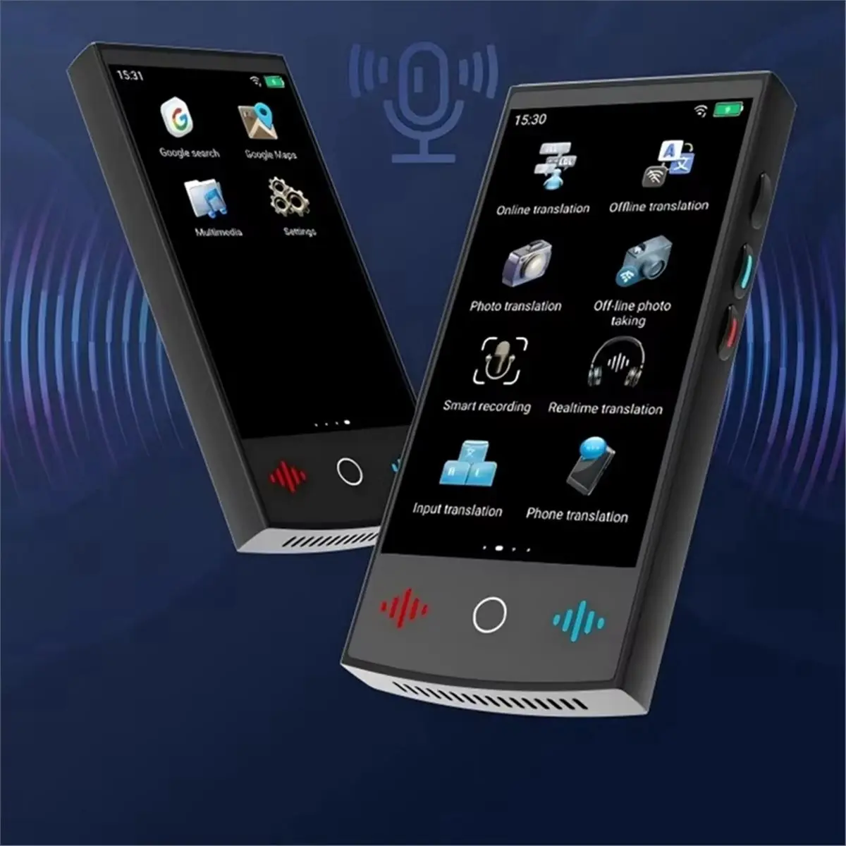 Voice Translator Machine 147 Multi Languages in Real Time Online Instant Off Line Translation AI Learning Conversion