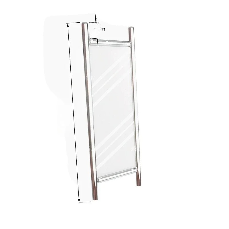 

Full body mirror Original Nordic floor Full body fitting mirror Retro Nordic stainless steel full body