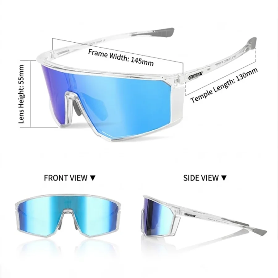Custom Myopia Cycling Glasses Men Women Photochromic Sports Sunglasses Large Curved Panoramic View Digital Visual Field Eyeglass