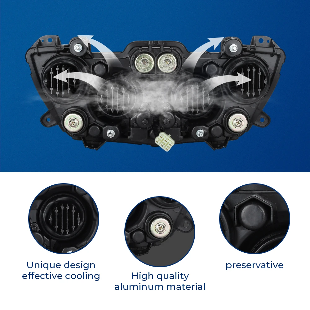 Headlight For YAMAHA MT09 MT 09 LED Lamp DRL FZ09 2017 2018 2019
