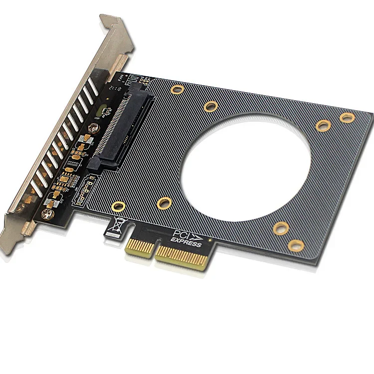 U.2 SFF-8639 To PCI-E X4 Expansion Card Adapter Support U.2 NVME SSD Riser Card GEN4 PCIe 4x 4000MB/s Fast For PCIE X4 X8 X16