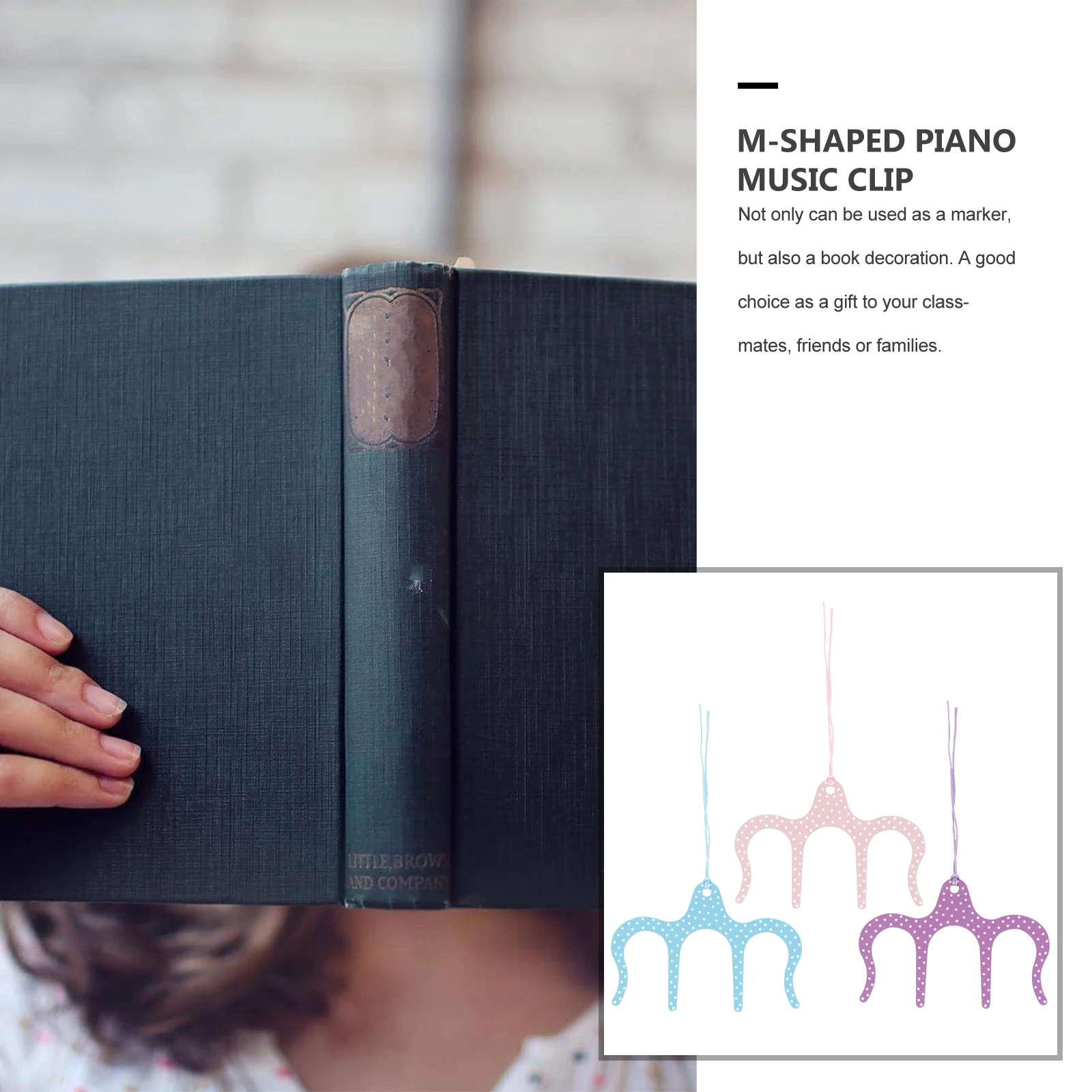 

3 Pcs Steel Bookmarks M Shaped Book Holders Reading Markers Elegant Stainless Steel Bookmark Gifts Students Study Aids