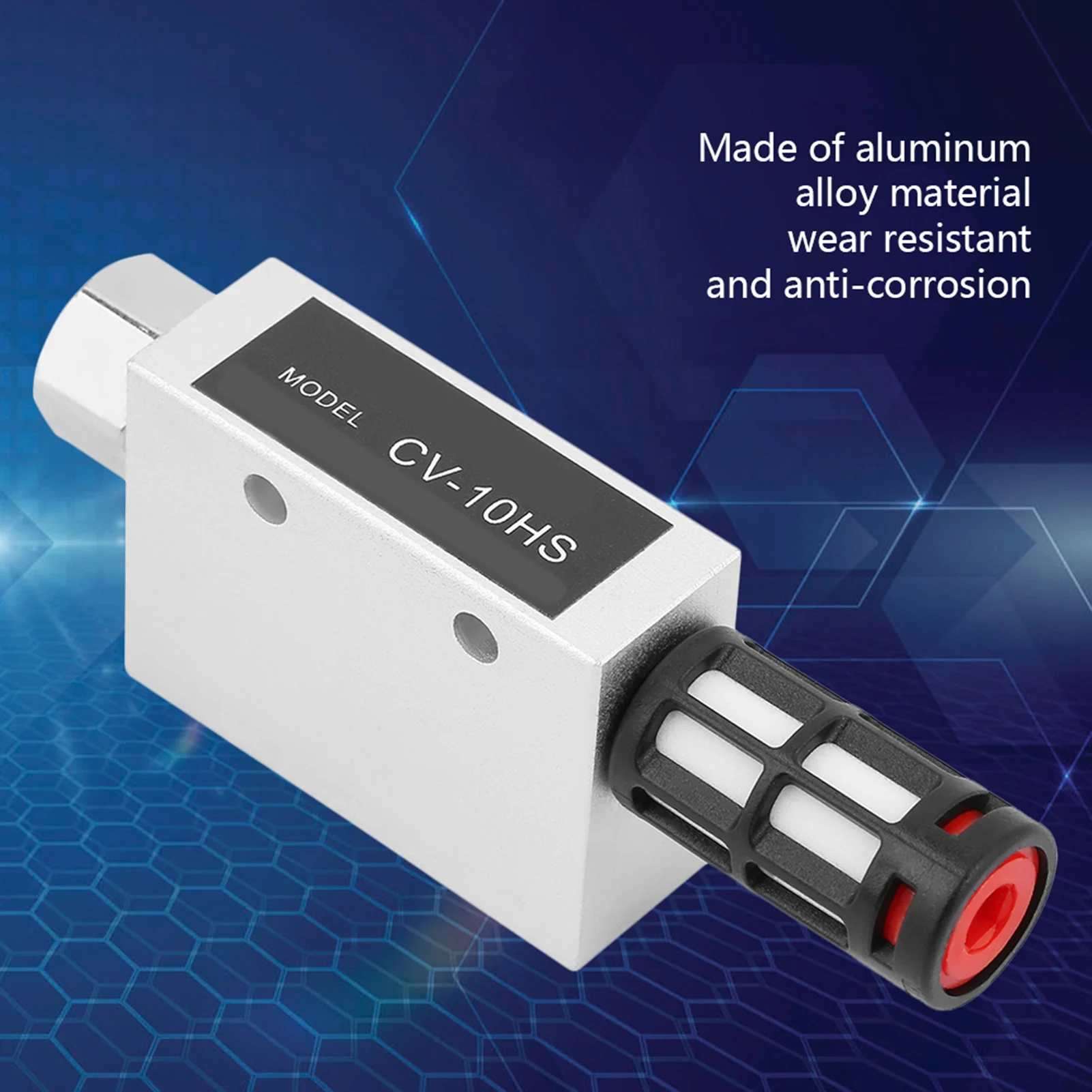 Generator Vakum Udara Pneumatik CV-10HS dengan Peredam Suara, Generator Vakum CV-10HS