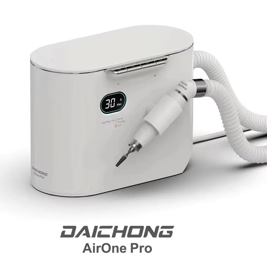DAICHONG 2-in-1 Nail Drill Dust Collector New Gen Upgraded Powerful suc tion Manicure Vacuum for Professional Salon