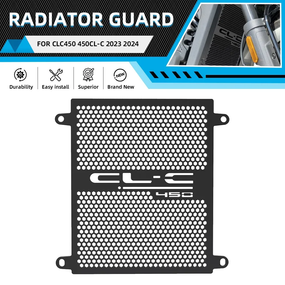 

FOR CFMOTO CLC450 450CL-C 2023 2024 Motorcycle Radiator Guard Cover Water Tank Protection Grille Guards 450 CLC CL-C