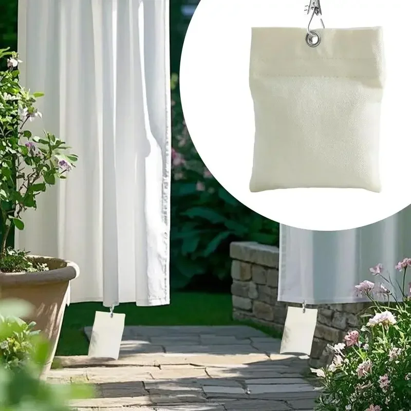 Outdoor Drapery Weights curtain bottom weight bag Decorative Heavy Fixing Garden Tablecloth Flag Curtain Heavy Accessories