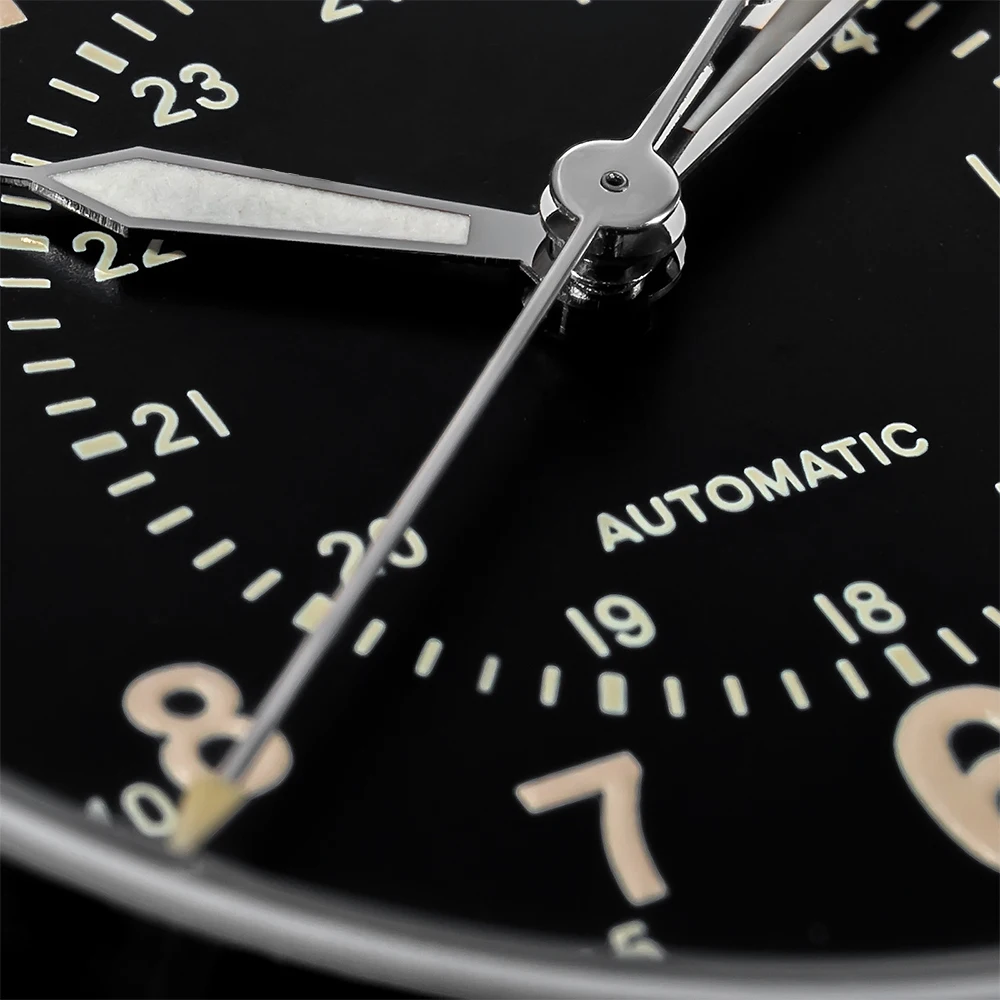 ADDIESDIVE Luxus-Maßanfertigungsuhr NH35 Automatische Mechanische Uhr Saphirglas 316L Edelstahl Super Leuchtend 200m Wasserdicht