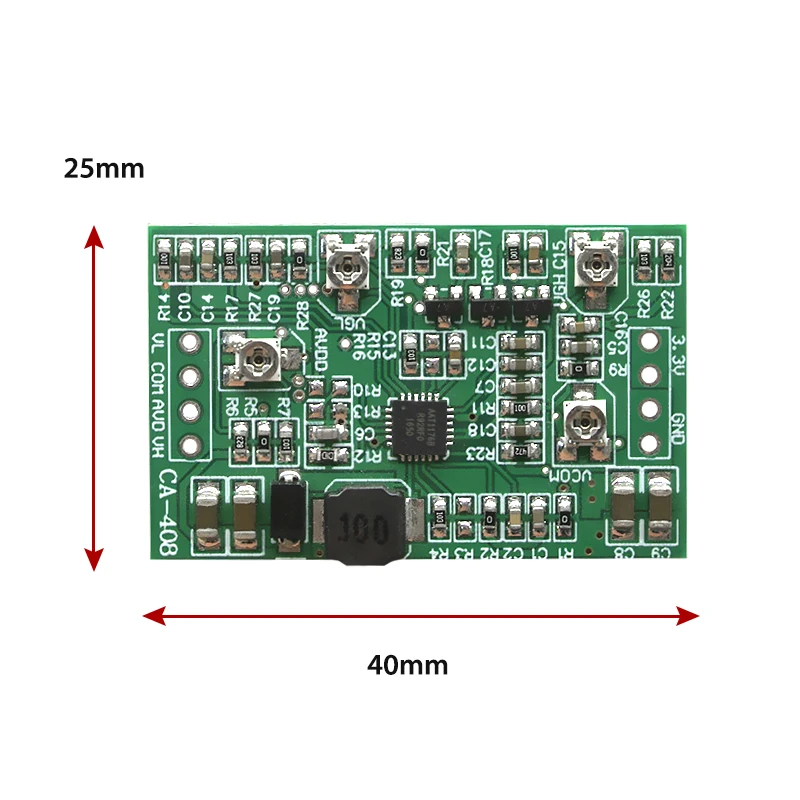 CA-508 12V CA-408 3.3V/5V Boost Board Module LCD TCON Board VGL VGH VCOM.AVDD 4 Channel Adjustable