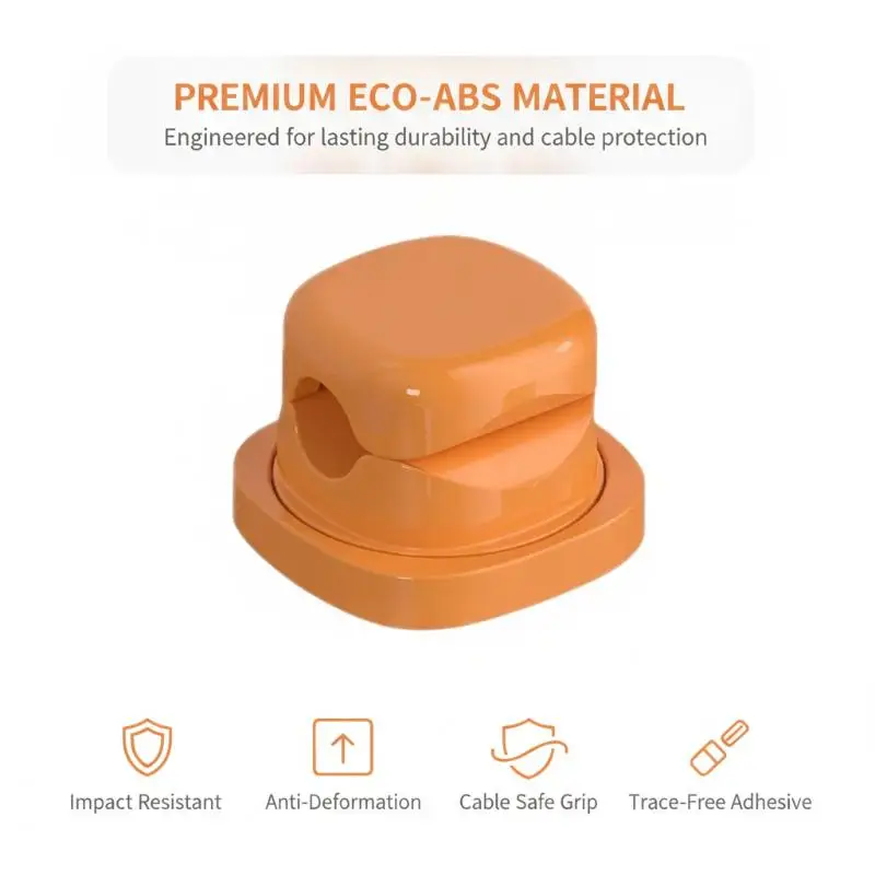 Household Cable Clamp Kit With Rotatable Base And Anti-Slip Design, Suitable For Home And Car Work Desk With Mobile