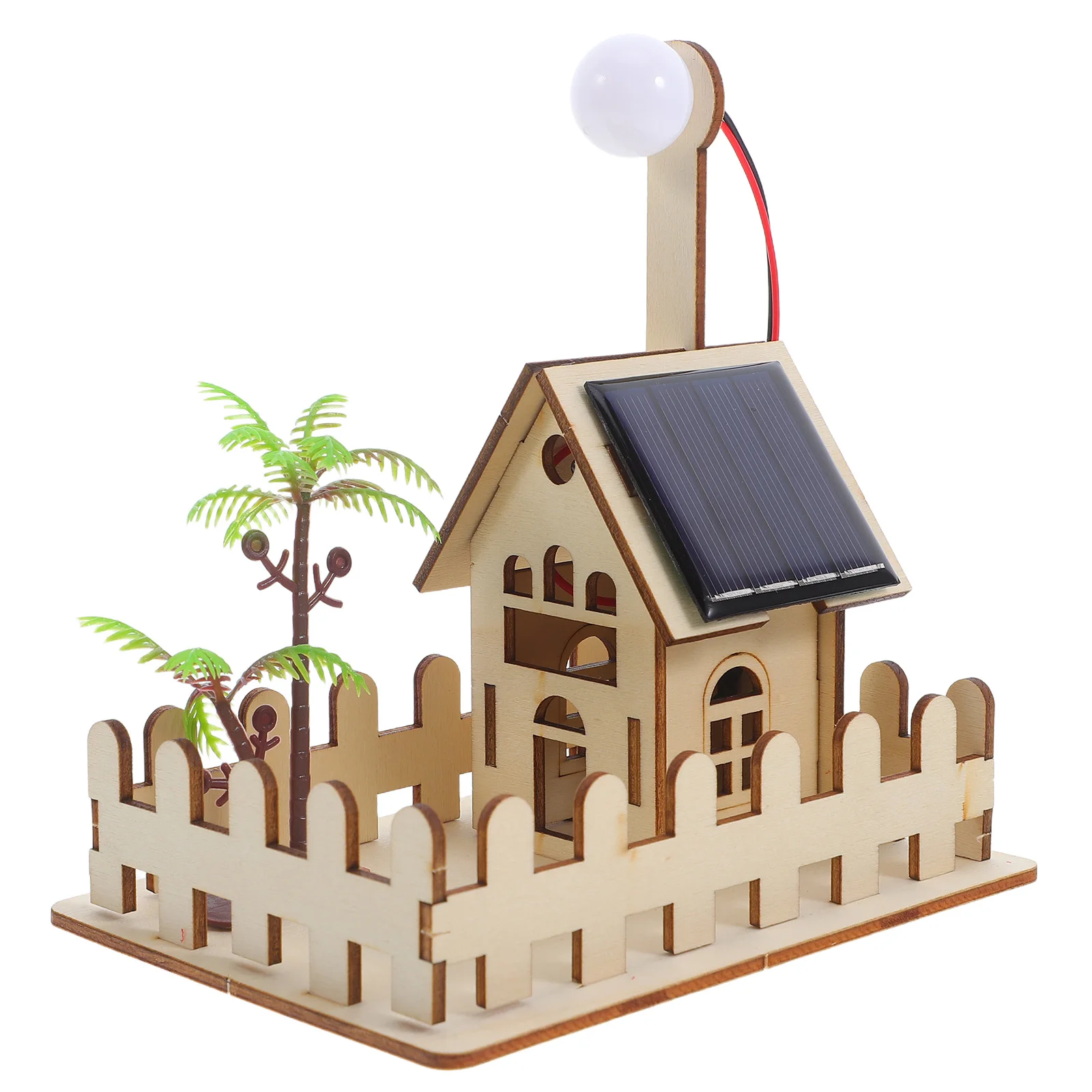 Solar Garden Light Science Kit DIY Lamp Model Physics Experiment Project Educational Supplies Kids STEM Teaching Aids Solar