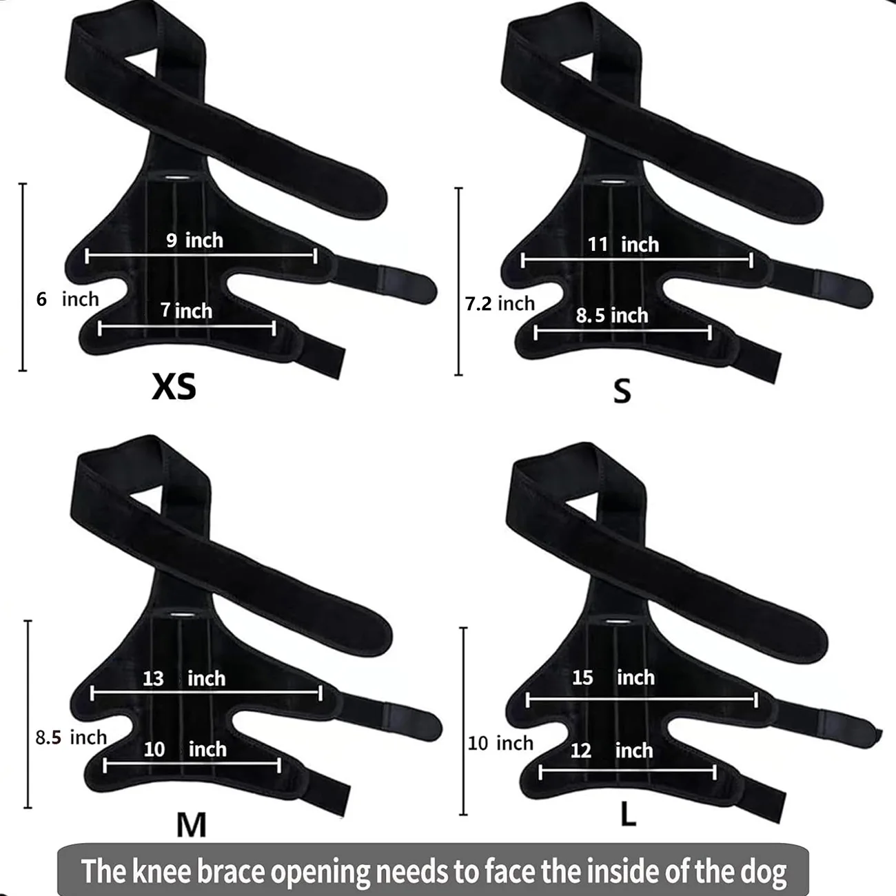Protector dog leg injury auxiliary belt dog leg guard dog knee rehabilitation belt leg joint protective cover - view 4