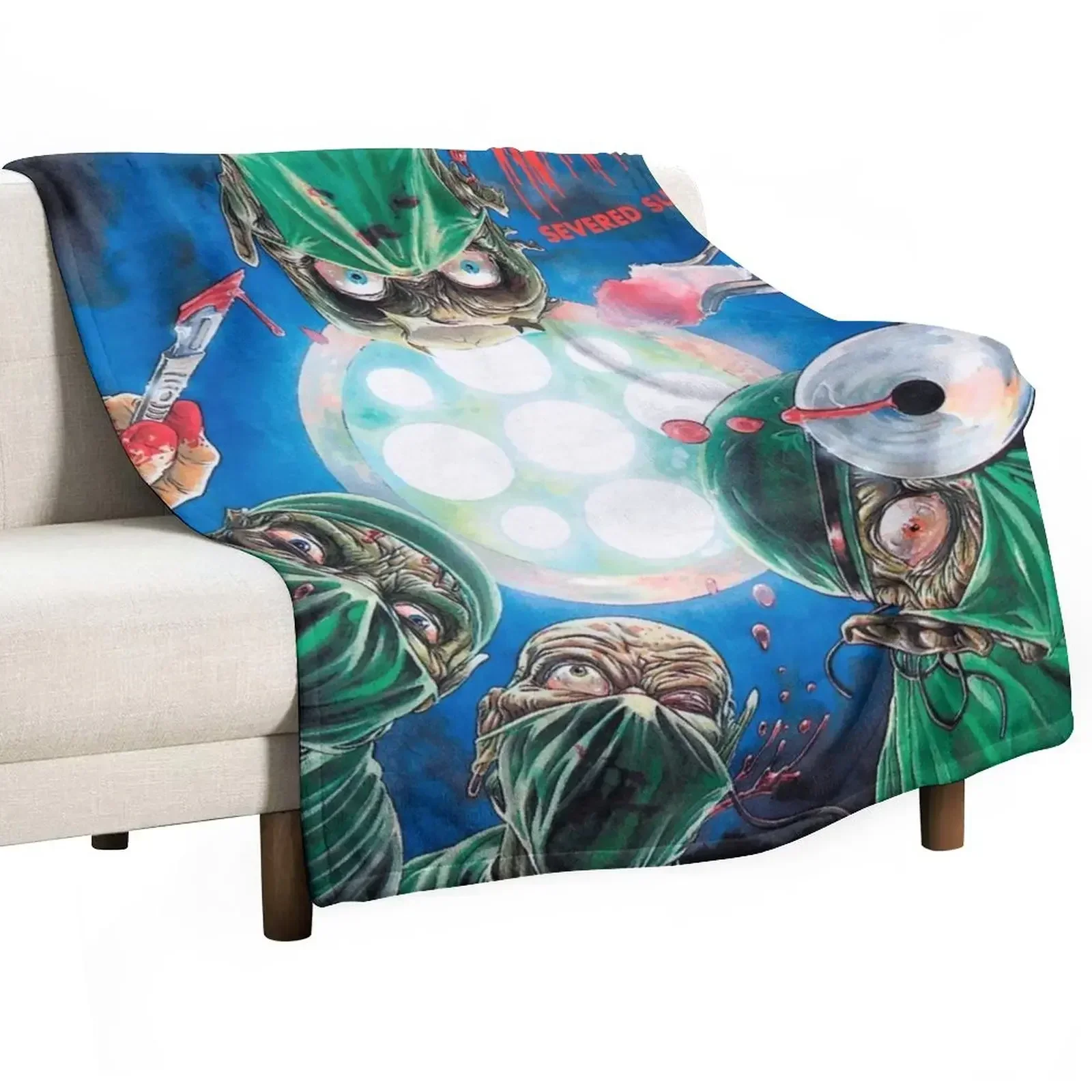Severed Survival - Autopsy Throw Blanket Soft Plaid Decorative Beds Baby Sofa Quilt Single Tourist Blankets