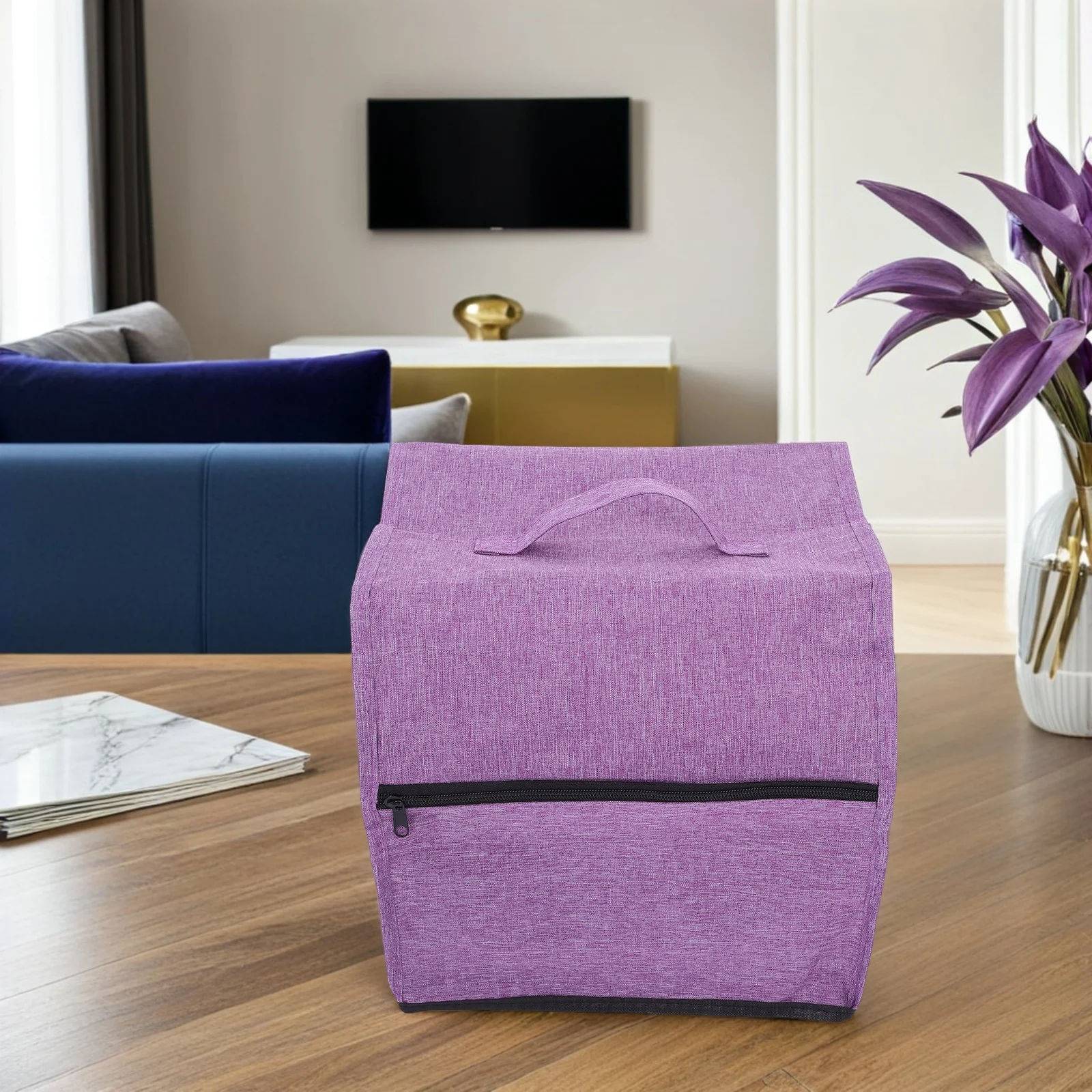 

Sewing Machine Dust Cover Overlock Case Portable Home Organizer Bag Multiple Pockets Foldable Protective Storage for Accessories