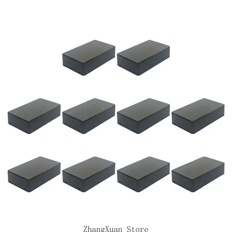 Rectangular Wire Enclosure Case, ABS Cable Entry Housing for Electrical Connection Areas, 10 Pack for Daily Install Use 3XUF