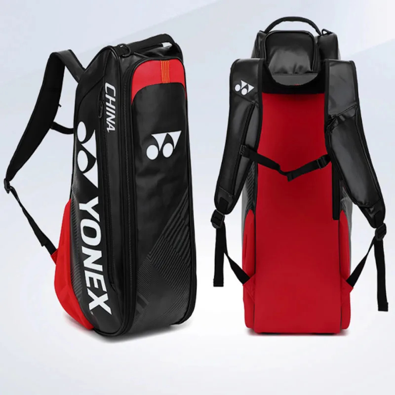 Top YONEX Badminton Tennis Bag Unisex Single Shoulder Sport Large Capacity Professional Convenient Multi-function Racket Bags