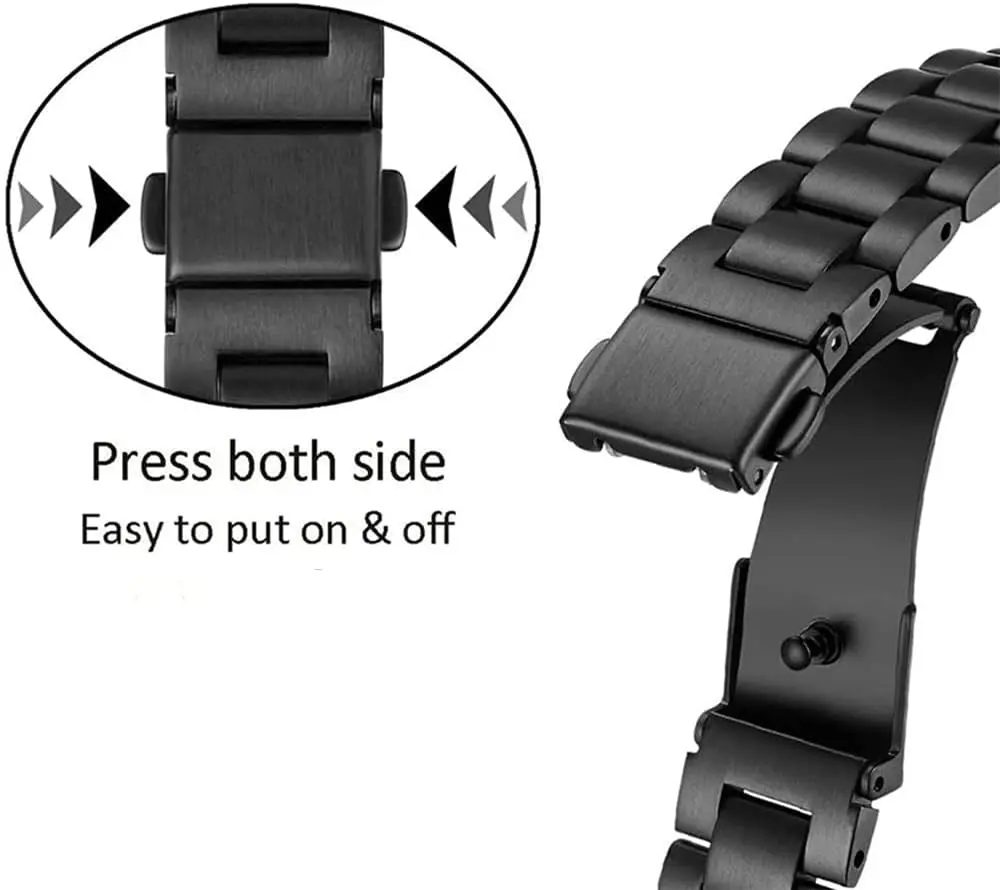 سوار فولاذي غير قابل للصدأ حلقة لشاومي Mi Band 10/9/8 النساء الرجال حزام ساعة معدني Correa لاستبدال Miband 8 9 10