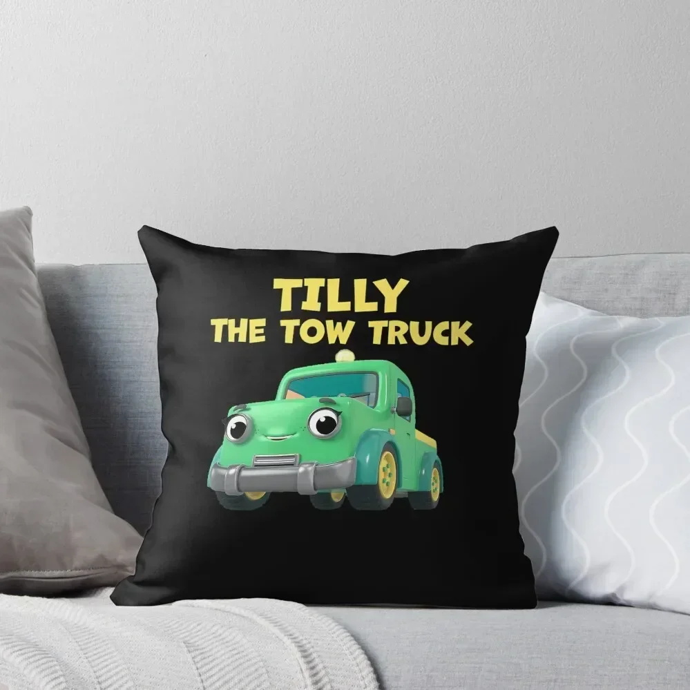 Garage Geckos NEW TILLY THE TOW TRUCK FOR Garage Geckos Throw Pillow ornamental pillows for living room Custom Cushion pillow