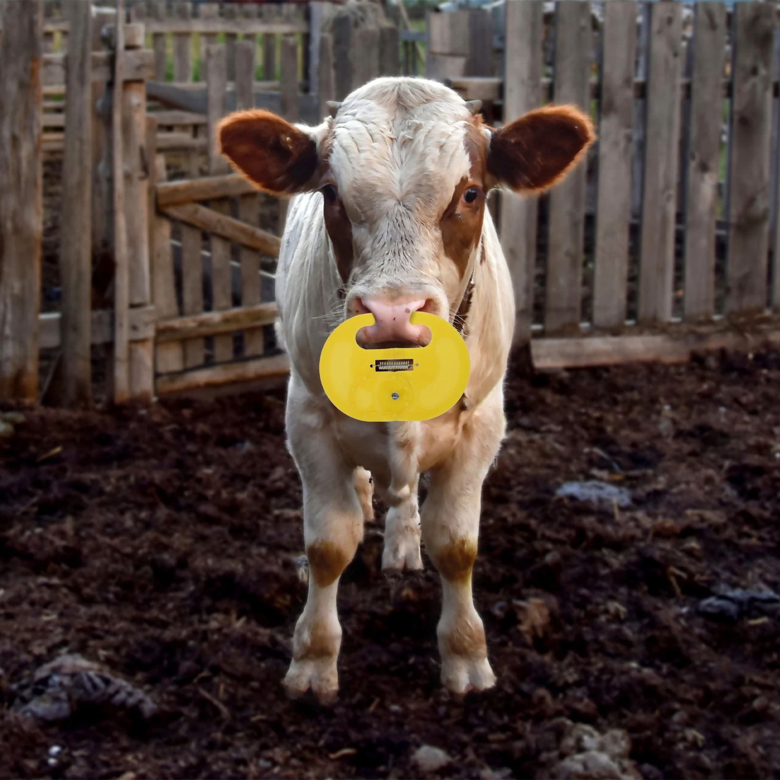 

1Set Cattle Weaner Nose Ring Practical Calf Weaning Tool Durable Safe Calf Accessories Lamb Weighing Sling Cattle Supplies