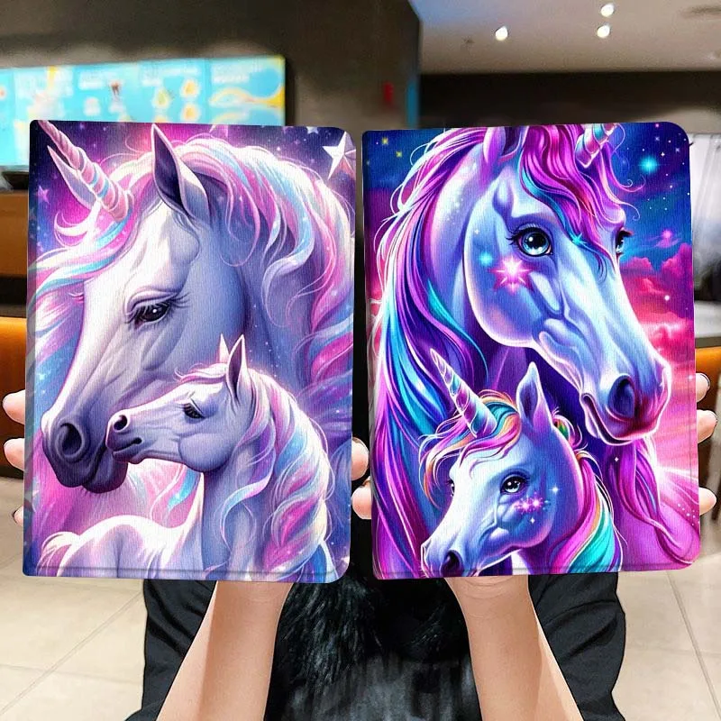 

Art Color Horse Popular For Honor Pad 8 V8 9 GT MagicPad 13 3 2 Tab MatePad Pro Air 12 X 12.6 Foldable Tablet Case Gift