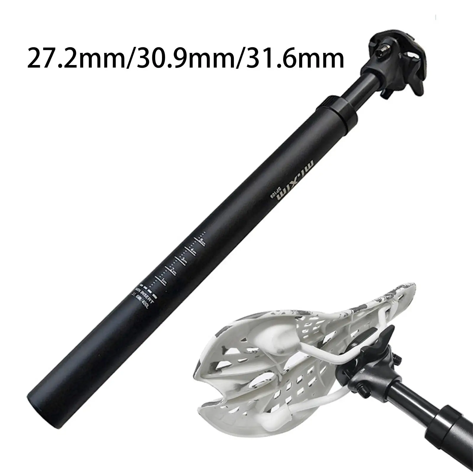 

Подседельный штырь для велосипеда, трубка подседельного штыря из алюминиевого сплава 400 мм, противоударный шоссейный велосипед, велосипед BMX, замена аксессуаров для велосипеда