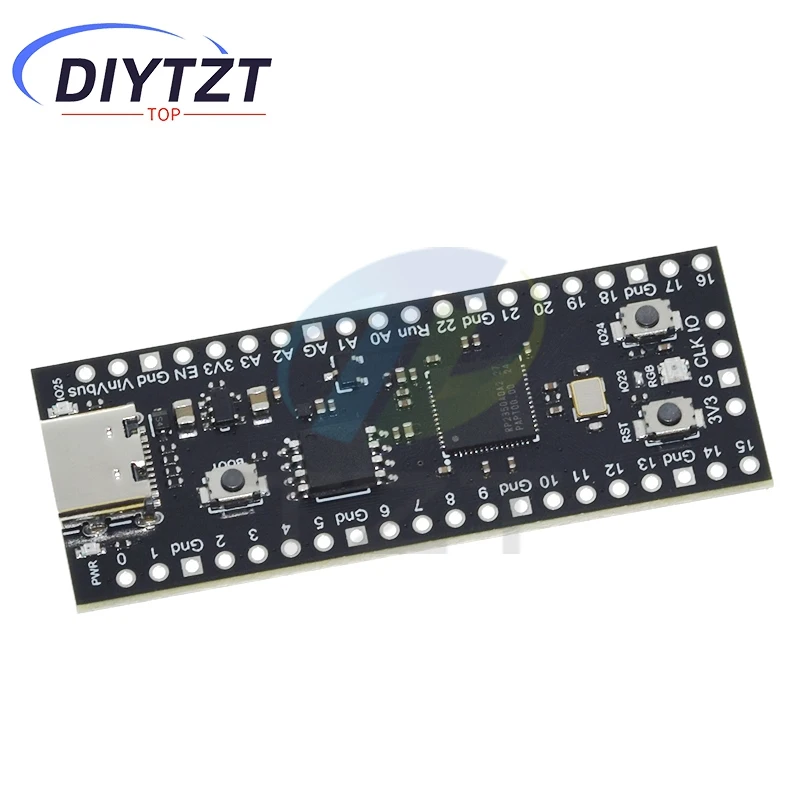 Scheda di sviluppo Raspberry Pi Zero Pico2 RP2350 Microcontrollore da 16 MB RP2040 Alimentatore connettore Raspberrypi C tipo-c