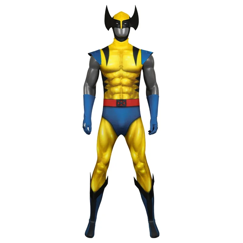 

Wolf SSA cosplay villains disguise full set colthing Halloween Carnival party suit