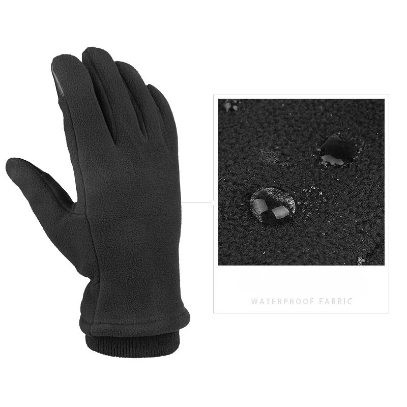 

Outdoor Winter Windproof Sports Warm Motorcycle Riding Gloves Men Women Touchscreen Thermal Bike Gloves for Cycling
