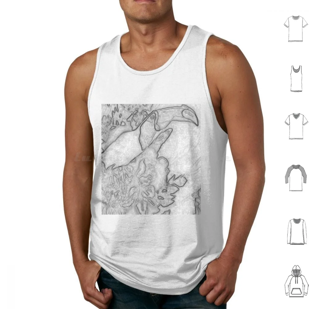 Parrot tropical Camisetas sin mangas Estampado Algodón Tiburón Tropical Margaritaville Playa Pirata Parrotheadswag Jimmy Buffet Surfer