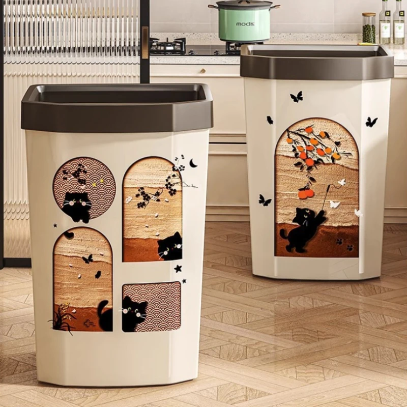 

Новые забавные мусорные баки с героями мультфильмов, туалет, ванная комната, спальня, креативные мусорные баки, высококачественный светильник, роскошный дом Vuilnisbakken JTW