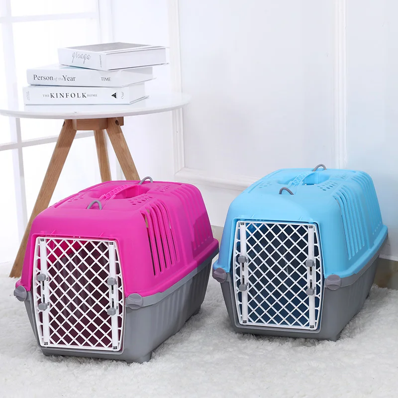 

Pressure Resistant Pet Aviation Box Teddy Bichon Frise Outdoor Portable Bag Cat Transport Box Handheld Rabbit Cage Pet Supplies