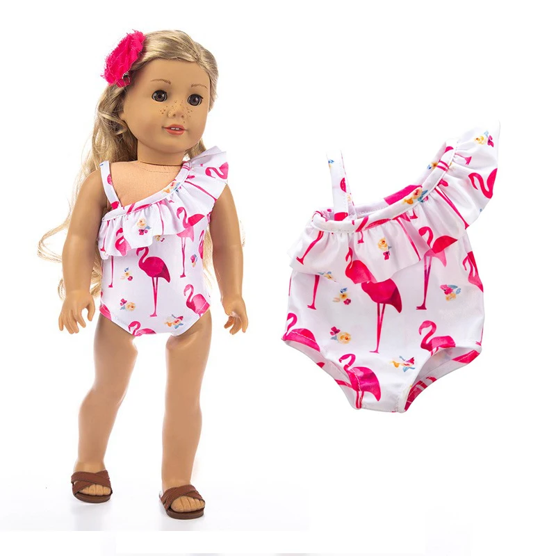 18 inch Doll clothes for 43cm new born baby doll bikini dress swimming clothes Diving suit