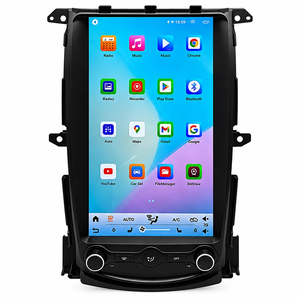 13.8 inch Car Stereo for Nissan 370Z 2009-2021 4+64G Car Player with CarPlay Android Auto 5G WiFi Bluetooth DSP FM/RDS Radio SWC