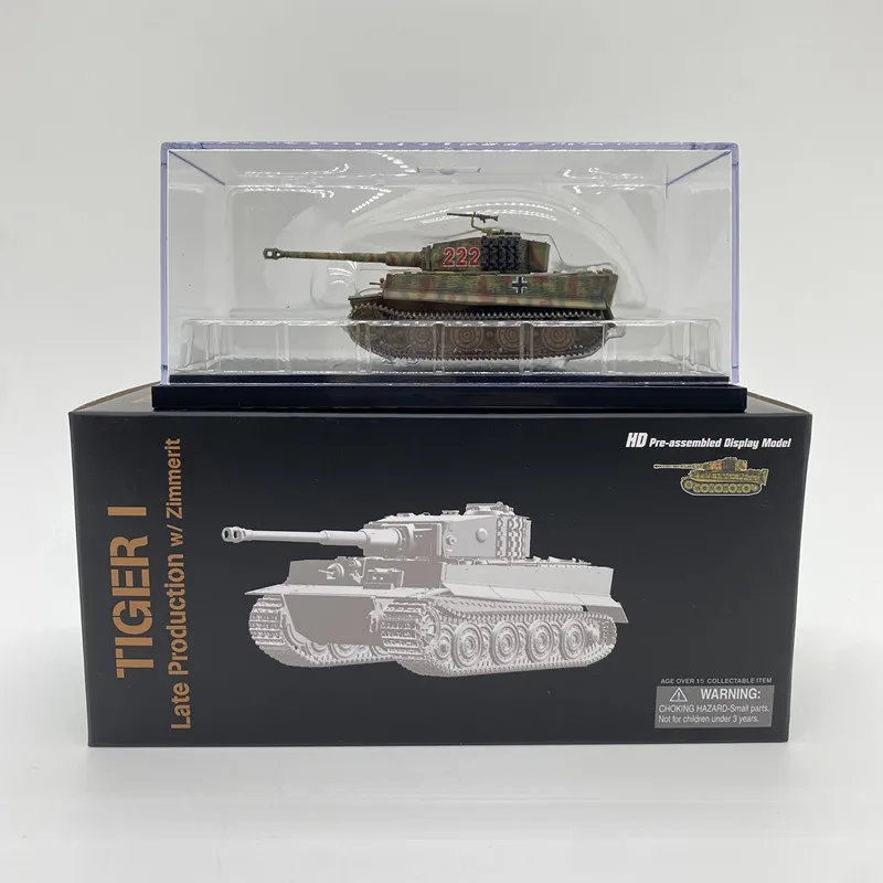 Dragon Armor 1/72 Tigre de Wittmann, Tigre de Wittmann I, 222 S.Pz.Abt.101, Modèle précieux de rhum 1944, Collection militaire, En stock, Neuf, 63228