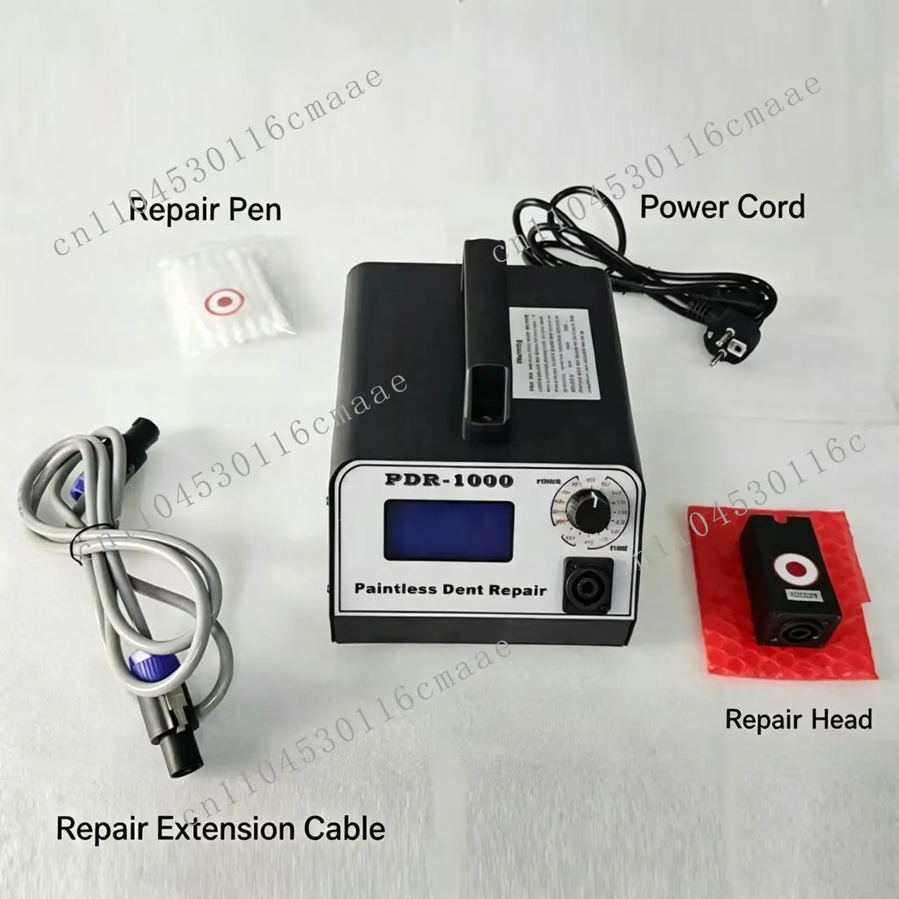 PDR-1000 non-destructive repair machine, induction heating softening, rain hail damaged steel body panel repair car
