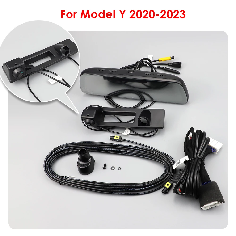 Neuer Tesla Stream Media Rückspiegel 9,35 Zoll Digitaler Streaming-Spiegel Dashcam mit Nachtsicht für Model 3 Y Y Juniper – Detail 4