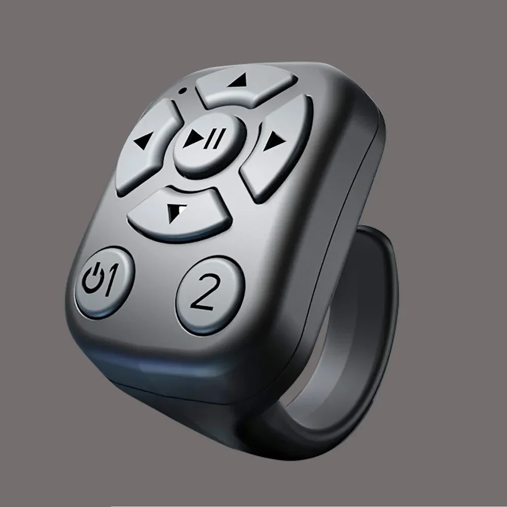 Wireless Selfie Button Scrolling Auto Clicker Remote Control Page Turner Automatic Continuous Click Device Button Ring Fingertip