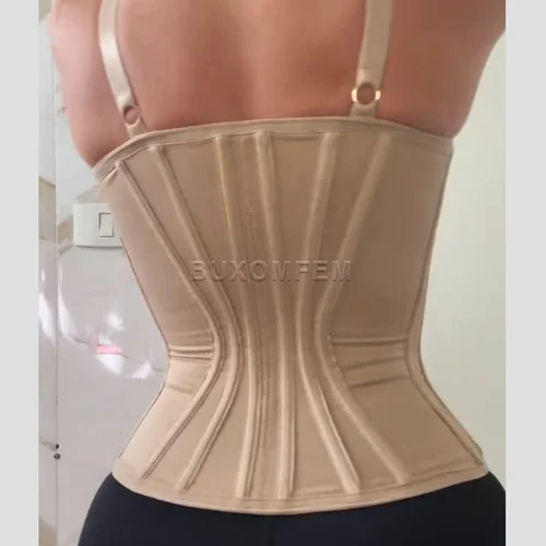 Imagen 2 del producto Fajas Colombianas de modelado para mujer, Tanga sin costuras, moldeador de cuerpo con huesos de pescado, doble compresión, corte ajustado, Crosets, Tops moldeadores