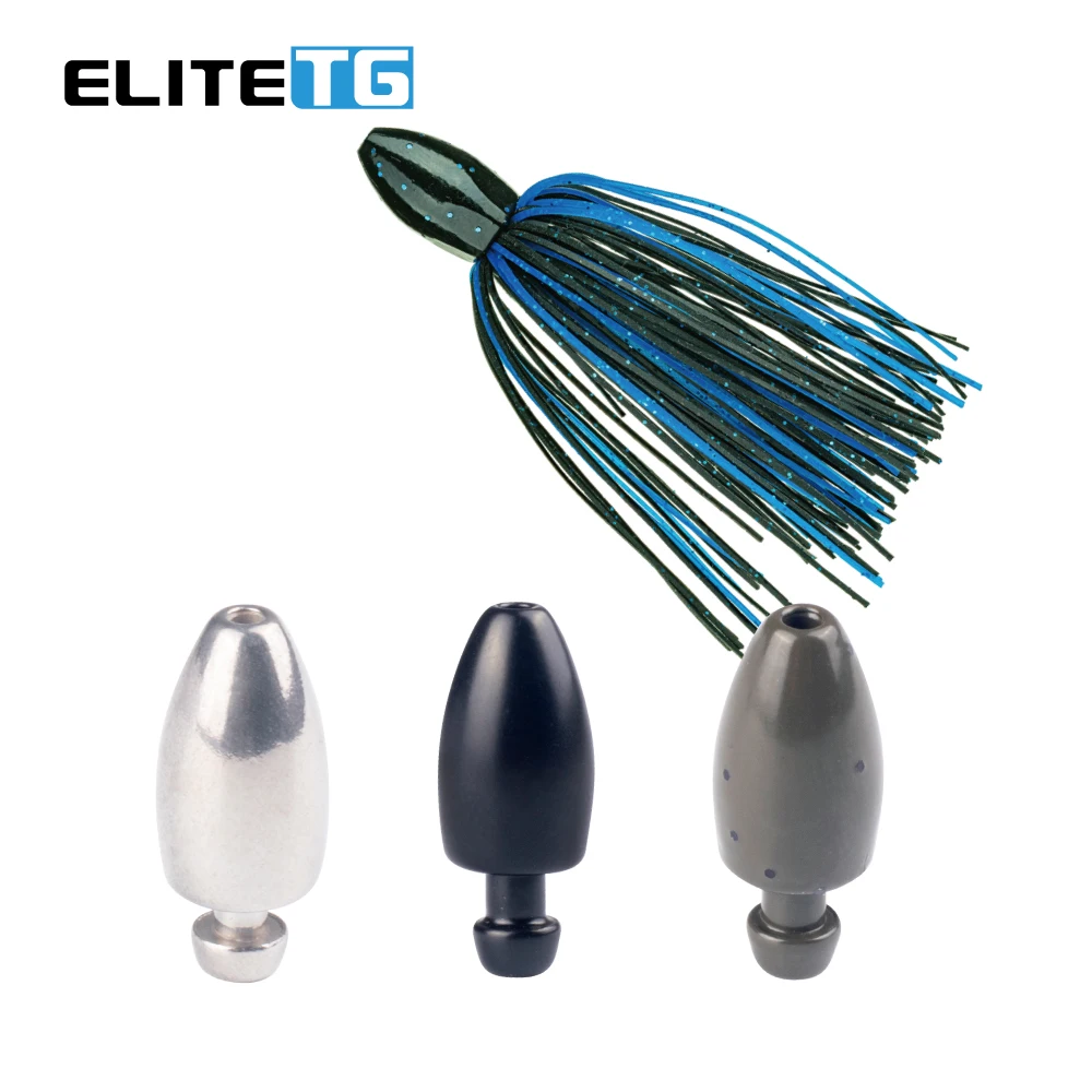 Elite TG Tungsten Sinkers Skirt Drop Shot Weight Bullet Bass Fishing Skipt Punch Lures Sea Bass Accessories