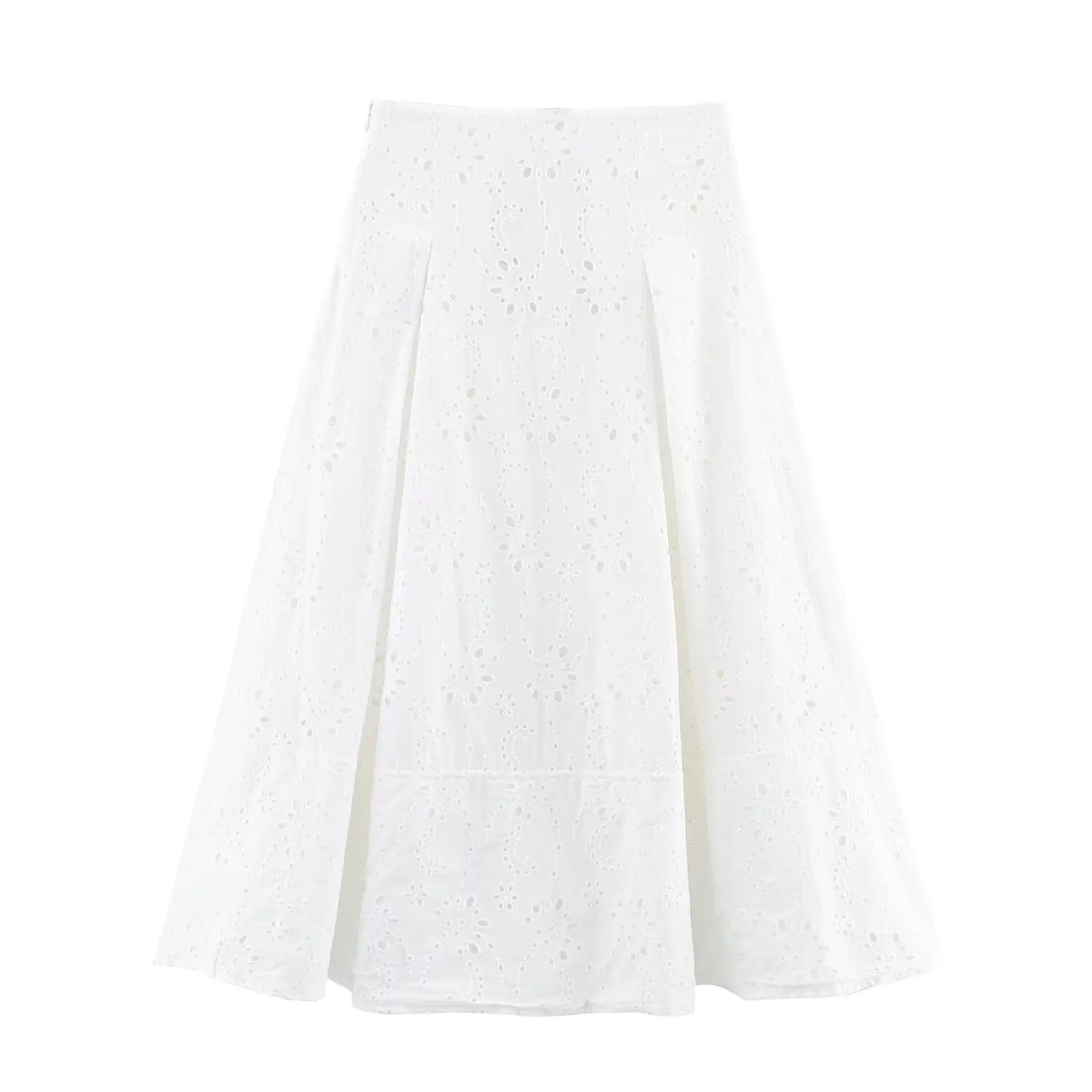 Ele – ensemble jupe Cape brodée pour femmes, série Design Faion, été décontracté, taille haute, Fiber de Polyester, No Sve Dr