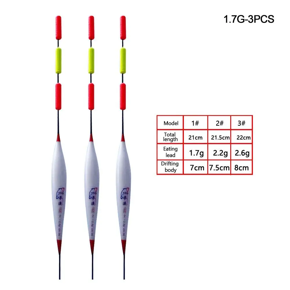 

50PCS Superfine Fishing Floats Workmanship Rock Fishing Freshwater Floaters Sea Fishing Dual-purpose Fishing Tackle