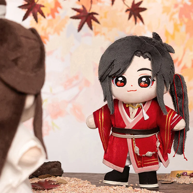 Heaven อย่างเป็นทางการ 'S Blessing Hua Cheng San Lang ตุ๊กตาหนานุ่ม Tian Guan Ci Fu ตุ๊กตา Plushie Cosplay อะนิเมะรูปคริสต์มาสวันหยุดของขวัญ