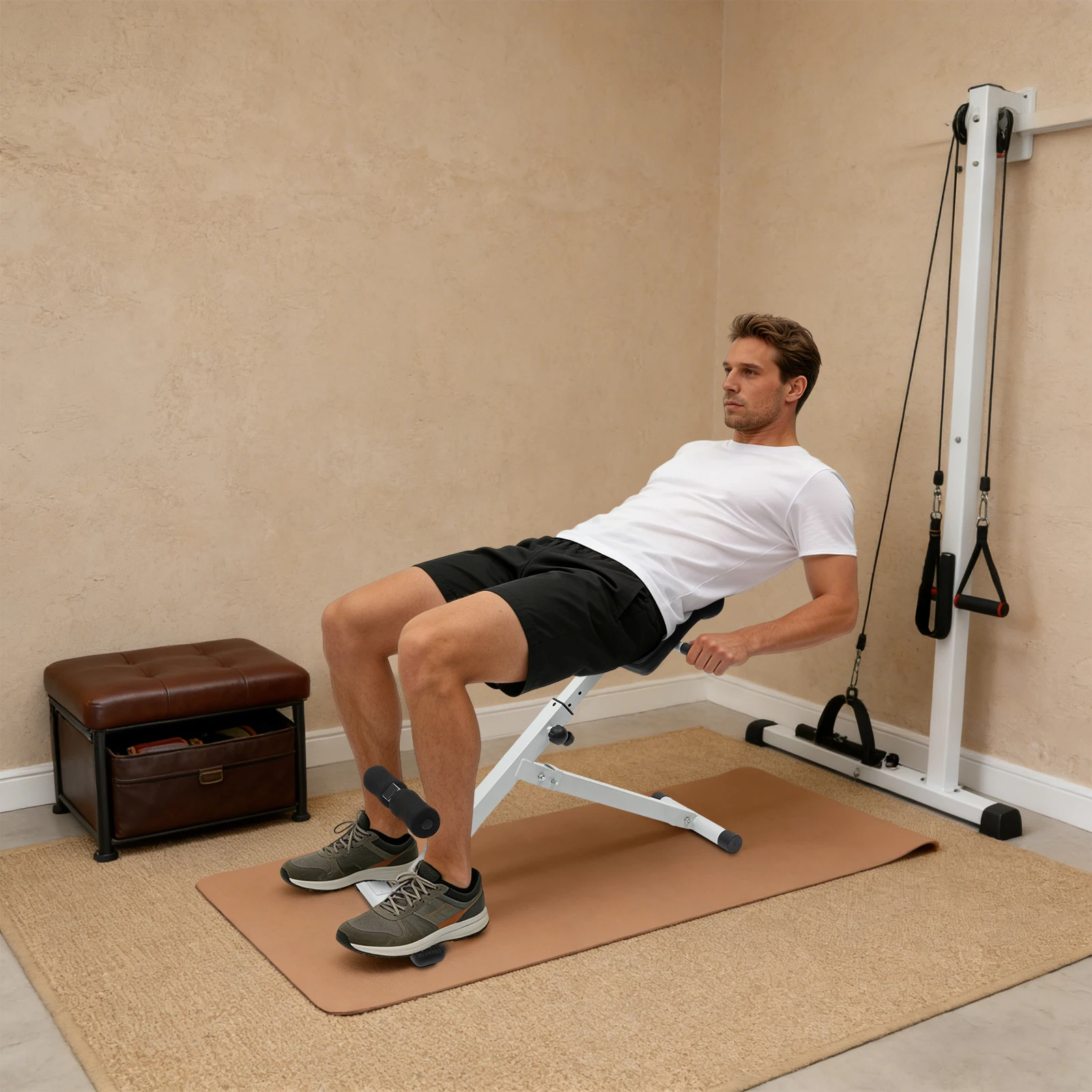 ม้านั่งออกกำลังกายแบบปรับได้ 5 - Home Gym Leg Press บทวิจารณ์และราคา