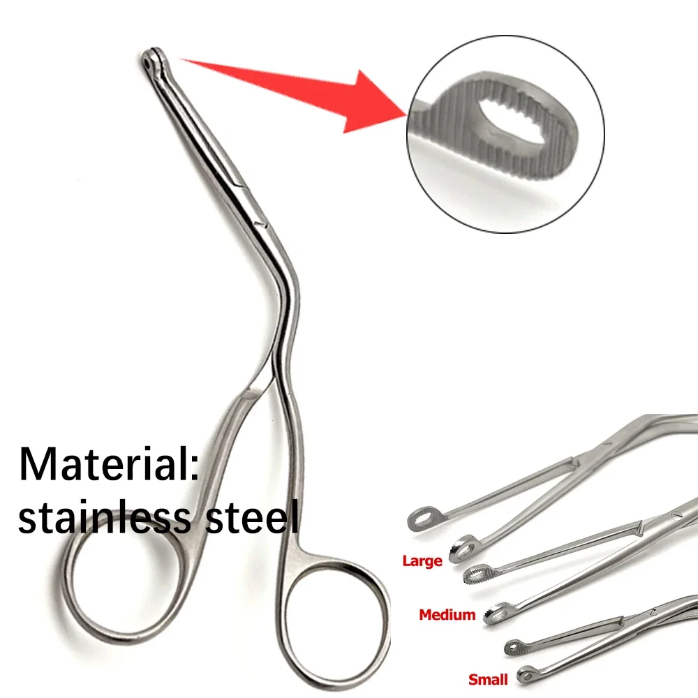 Stainless Steel Magill Forceps and Laryngeal Pliers Durable Surgical Instruments for Medical Procedures Doctor Use
