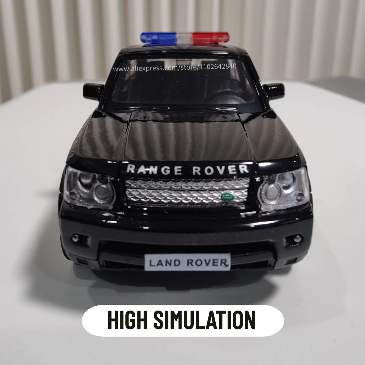 1:36 Car Model Range Rover Sport Police Scale Metal Diecast Replica Home Miniature Art Vehicle Hobby Decoration Kid Boy Toy