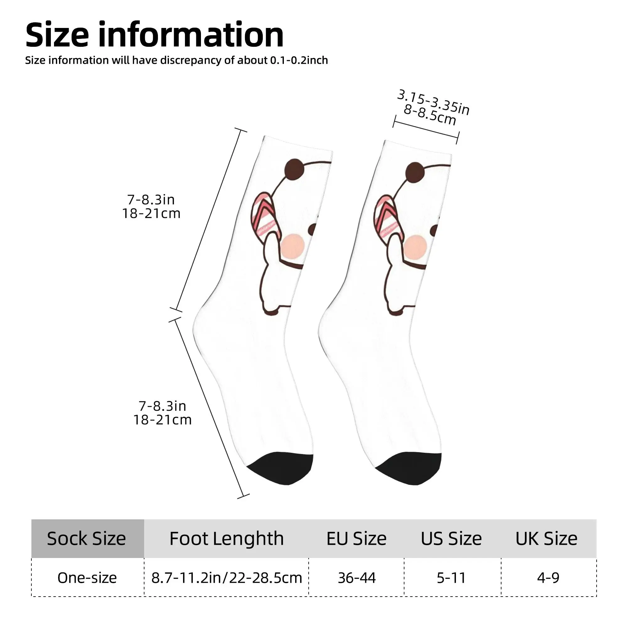 Lindo Bubu está lanzando chanclas en calcetines Dudu medias Harajuku calcetines largos para todas las estaciones accesorios para hombre mujer regalo de Navidad