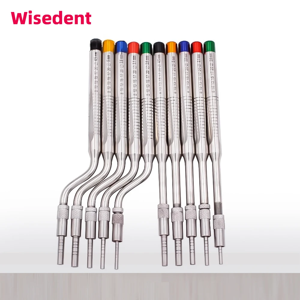 

Dental implant osteotome instrument, mandibular sinus lifter tool, concave tips, sinus elevation device, bone extruder